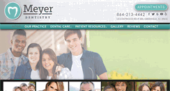 Desktop Screenshot of meyerdentistry.com